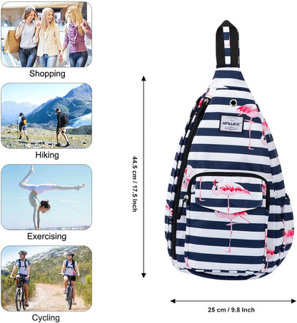 Backpack Sling for Women Anti-Water Crossbody Bag Inclined Adjustable Pack | Casual - Colors A