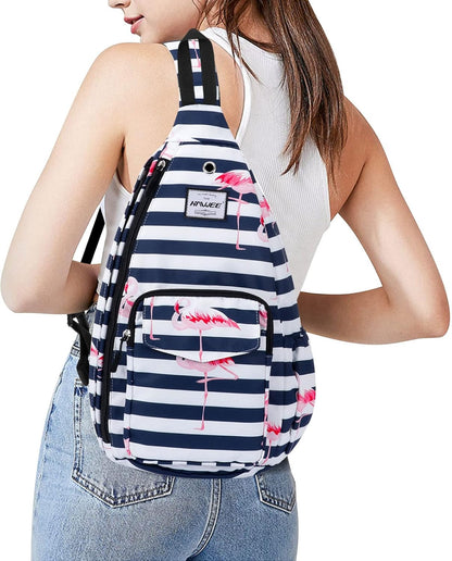 Backpack Sling for Women Anti-Water Crossbody Bag Inclined Adjustable Pack | Casual - Colors A