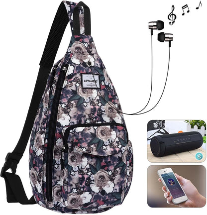 Backpack Sling for Women Anti-Water Crossbody Bag Inclined Adjustable Pack | Casual - Colors A