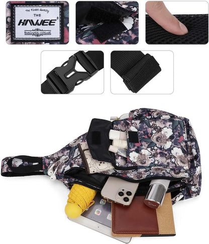 Backpack Sling for Women Anti-Water Crossbody Bag Inclined Adjustable Pack | Casual - Colors A