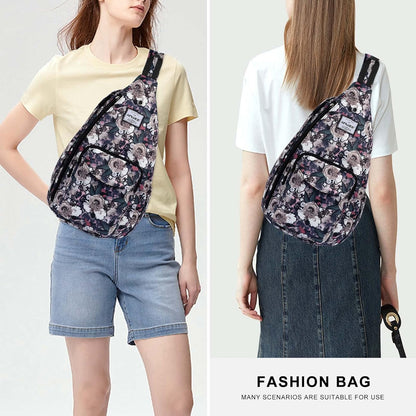 Backpack Sling for Women Anti-Water Crossbody Bag Inclined Adjustable Pack | Casual - Colors A