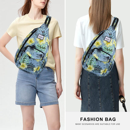 Backpack Sling for Women Anti-Water Crossbody Bag Inclined Adjustable Pack | Casual - Colors A