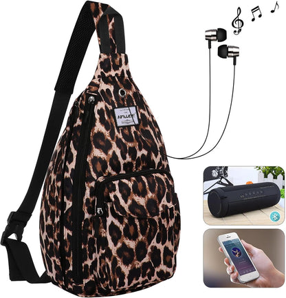 Backpack Sling for Women Anti-Water Crossbody Bag Inclined Adjustable Pack | Casual - Colors A