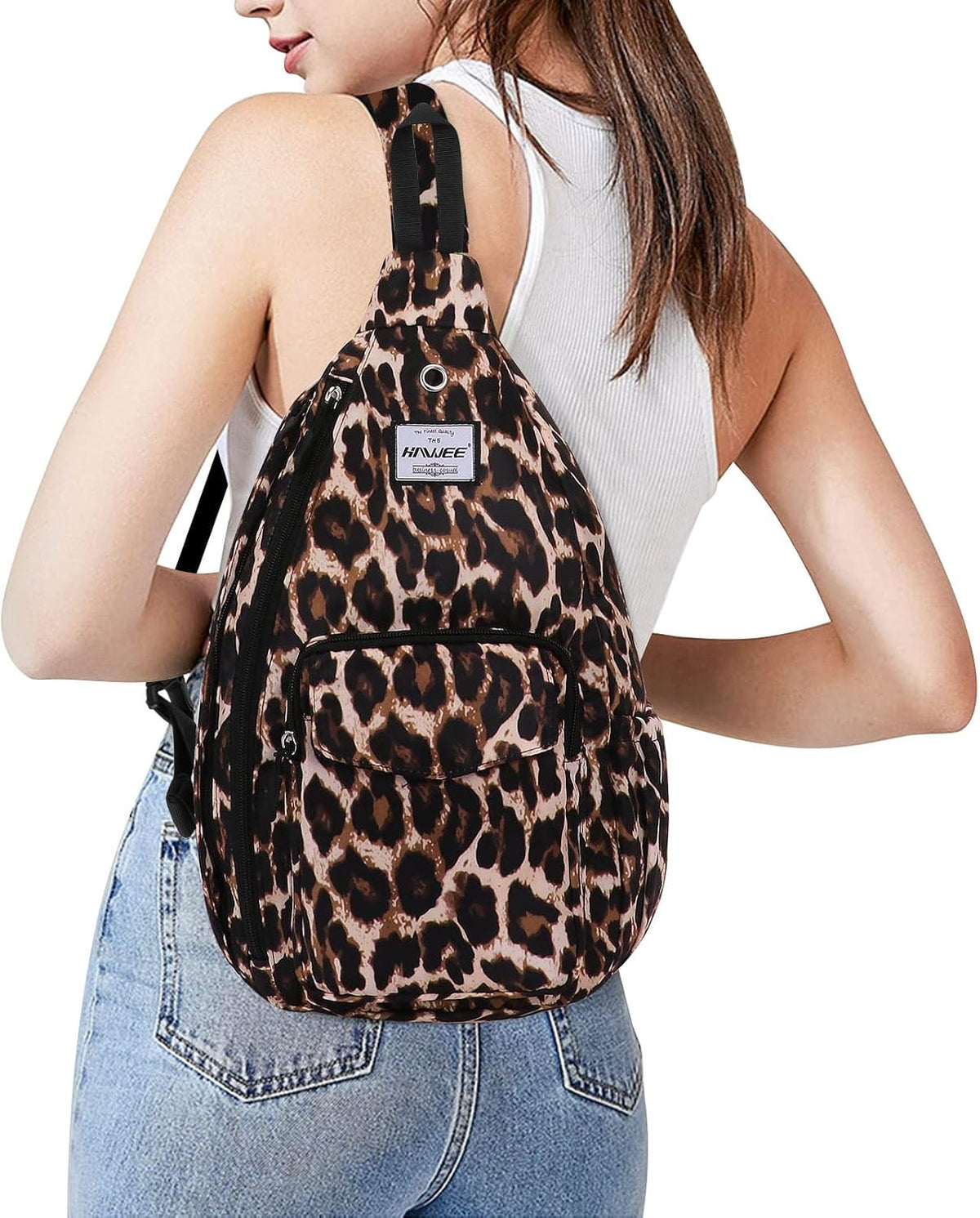 Backpack Sling for Women Anti-Water Crossbody Bag Inclined Adjustable Pack | Casual - Colors A