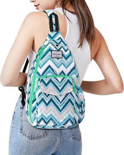 Backpack Sling for Women Anti-Water Crossbody Bag Inclined Adjustable Pack | Casual - Colors A