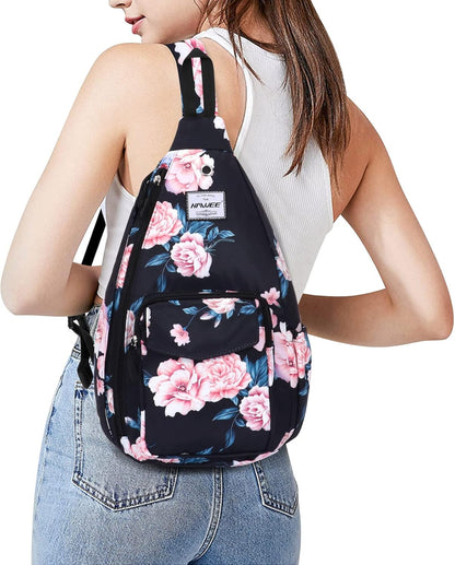Backpack Sling for Women Anti-Water Crossbody Bag Inclined Adjustable Pack | Casual - Colors A