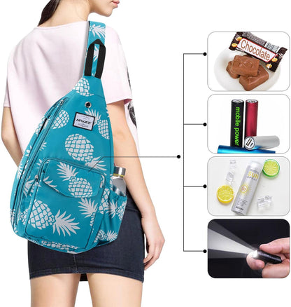 Backpack Sling for Women Anti-Water Crossbody Bag Inclined Adjustable Pack | Casual - Colors A