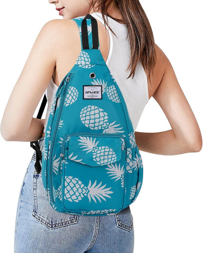Backpack Sling for Women Anti-Water Crossbody Bag Inclined Adjustable Pack | Casual - Colors A