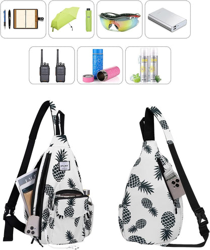 Backpack Sling for Women Anti-Water Crossbody Bag Inclined Adjustable Pack | Casual - Colors A