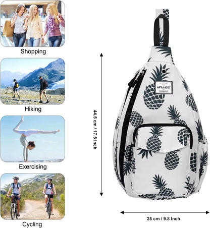 Backpack Sling for Women Anti-Water Crossbody Bag Inclined Adjustable Pack | Casual - Colors A