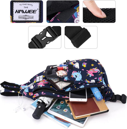 Backpack Sling for Women Anti-Water Crossbody Bag Inclined Adjustable Pack | Casual - Colors A