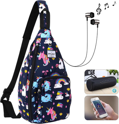 Backpack Sling for Women Anti-Water Crossbody Bag Inclined Adjustable Pack | Casual - Colors A
