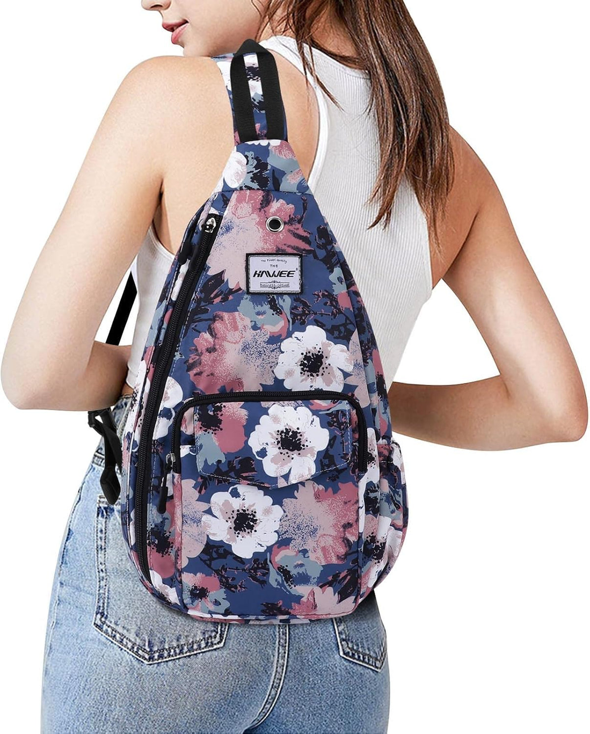 Backpack Sling for Women Anti-Water Crossbody Bag Inclined Adjustable Pack | Casual - Colors A
