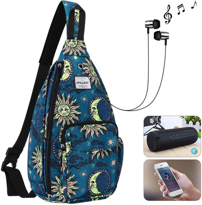 Backpack Sling for Women Anti-Water Crossbody Bag Inclined Adjustable Pack | Casual - Colors A