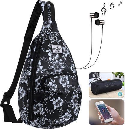 Backpack Sling for Women Anti-Water Crossbody Bag Inclined Adjustable Pack | Casual - Colors A