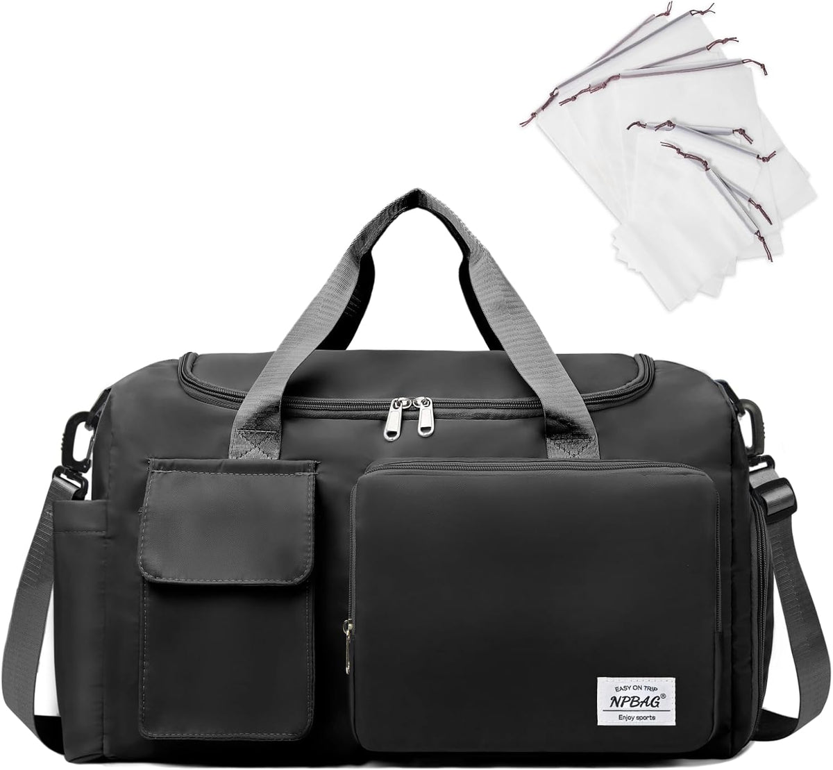 Women Travel Duffel, Multi Functional Large Expandable Weekender Carry-on Tote, Gym Workout Overnight Bag, Mommy Hospital Bag for Labor and Delivery - Colors B