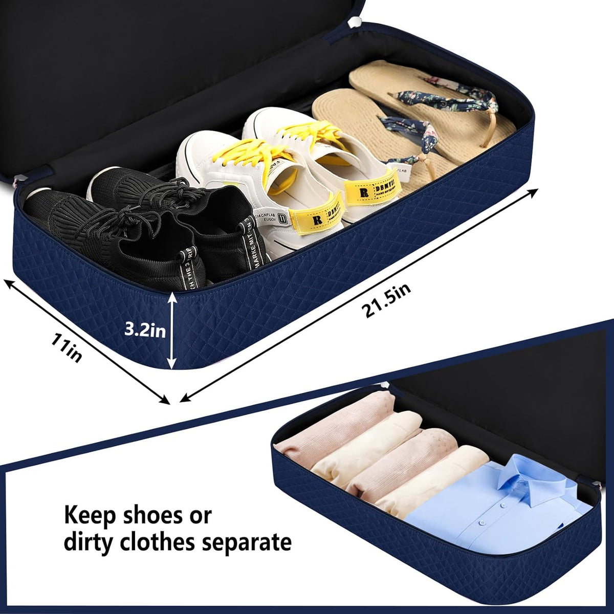 Weekender Overnight Bag for Women - Large Travel Duffel Bag with Shoe Compartment, Gym Duffel Bag Hospital Bag Carry On Tote Bags for Airplanes with Crossbody Bag Toiletry Bag 3Pcs Set - Colors B