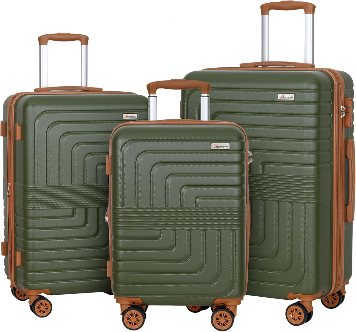 Expandable 21" Carry On Luggage,Hardshell Suitcase with Double Spinner Wheels for 20% More Space, Airline Approved Lightweight Hardside Luggage, Scratch-Resistant & YKK Zipper, White