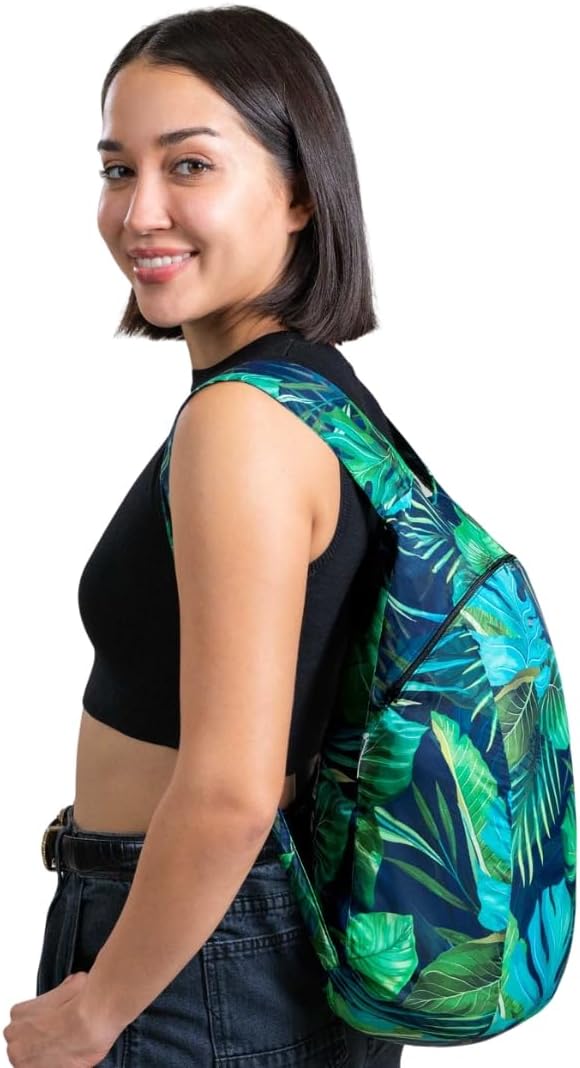 Daypack - Ultralight 16L Foldable Travel & Hiking Backpack, Reusable, Packable, Collapsible Bag for Men & Women (Gray)