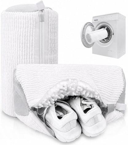 – Reusable Laundry Shoe Bag for Sneakers, Running Shoes & White Shoes, Helps Protect Against Deformation, Scratches & Washer Damage(Yellow 2pcs)