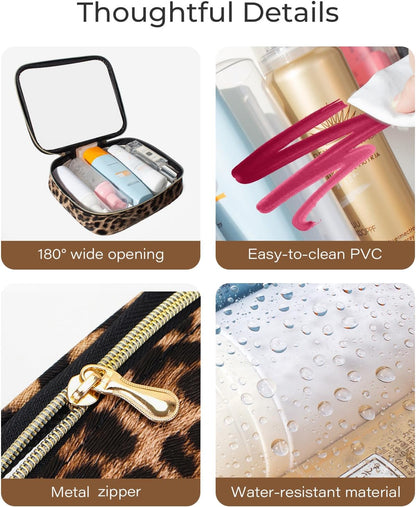 3 Pack Clear Toiletry Bag for Women, TSA Approved Organizer for Travel Size Toiletries Carry on Travel Accessories Bag Airport Airline Compliant Bag Makeup Bag Zipper Pouch Set