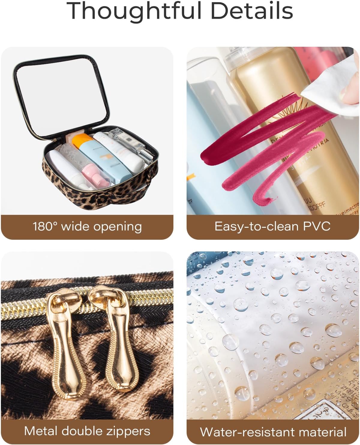3 Pack Clear Toiletry Bag for Women, TSA Approved Organizer for Travel Size Toiletries Carry on Travel Accessories Bag Airport Airline Compliant Bag Makeup Bag Zipper Pouch Set