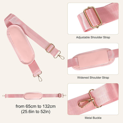 Convertible Garment Bag for Travel, 45L Carry On Garment Duffle Bag for Men Women with Shoe Compartment & Shoulder Strap, PU Leather, 2 in 1 Hanging Suitcase Suit Bags Weekender Overnight Bags Pink