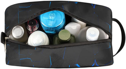Travel Toiletry Bag for Boys Kids - Yellow Basketball Waterproof Hanging Cosmetic Hygiene Bags Lightweight Large Shave Kit for Toiletries Accessories Bathroom Stuff, Gifts for Men