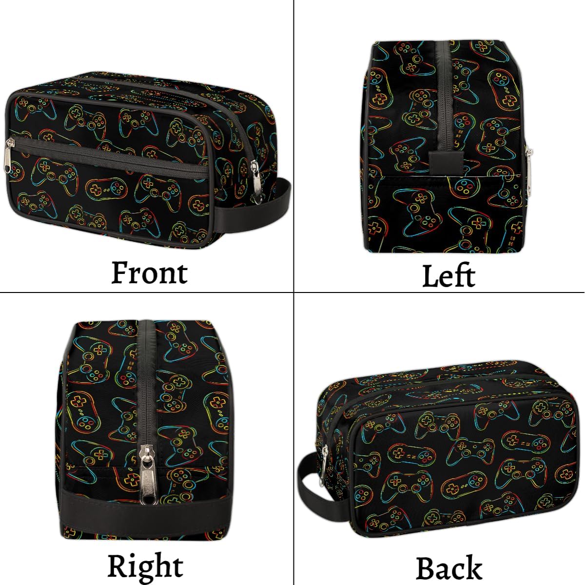 Travel Toiletry Bag for Boys Kids - Yellow Basketball Waterproof Hanging Cosmetic Hygiene Bags Lightweight Large Shave Kit for Toiletries Accessories Bathroom Stuff, Gifts for Men