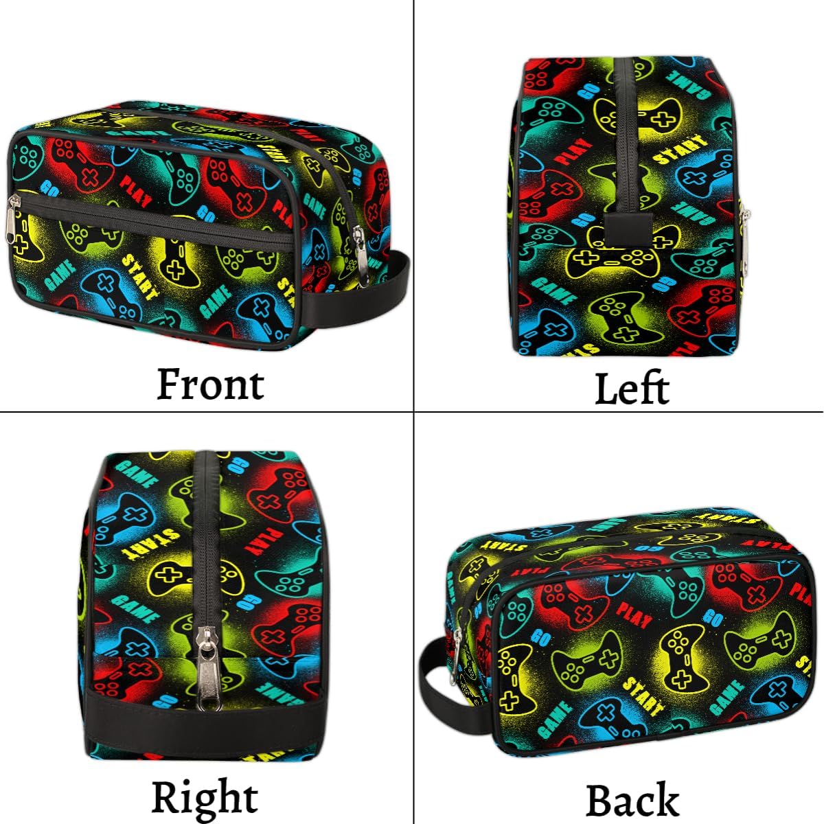 Travel Toiletry Bag for Boys Kids - Yellow Basketball Waterproof Hanging Cosmetic Hygiene Bags Lightweight Large Shave Kit for Toiletries Accessories Bathroom Stuff, Gifts for Men