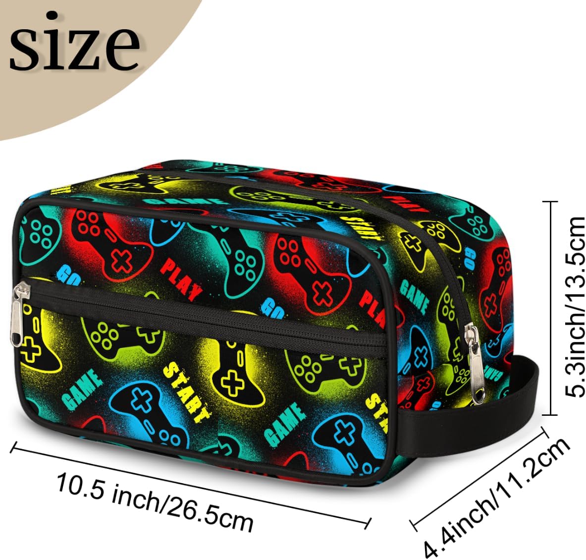Travel Toiletry Bag for Boys Kids - Yellow Basketball Waterproof Hanging Cosmetic Hygiene Bags Lightweight Large Shave Kit for Toiletries Accessories Bathroom Stuff, Gifts for Men