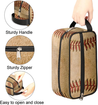 Travel Toiletry Bag for Boys Kids - Yellow Basketball Waterproof Hanging Cosmetic Hygiene Bags Lightweight Large Shave Kit for Toiletries Accessories Bathroom Stuff, Gifts for Men
