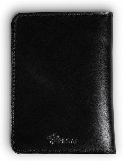 Personalized Leather, Passport Holder For Travel | Handmade Passport Wallet Cover Case | Travel Document Holder, Passport Cover for Men, Women, and Family | Pike (Alpine Whiskey)