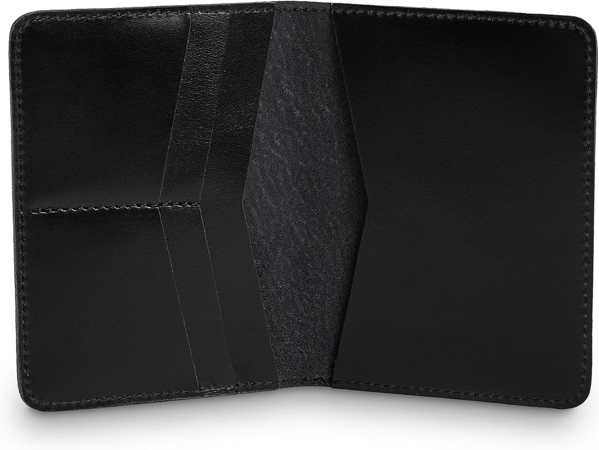 Personalized Leather, Passport Holder For Travel | Handmade Passport Wallet Cover Case | Travel Document Holder, Passport Cover for Men, Women, and Family | Pike (Alpine Whiskey)