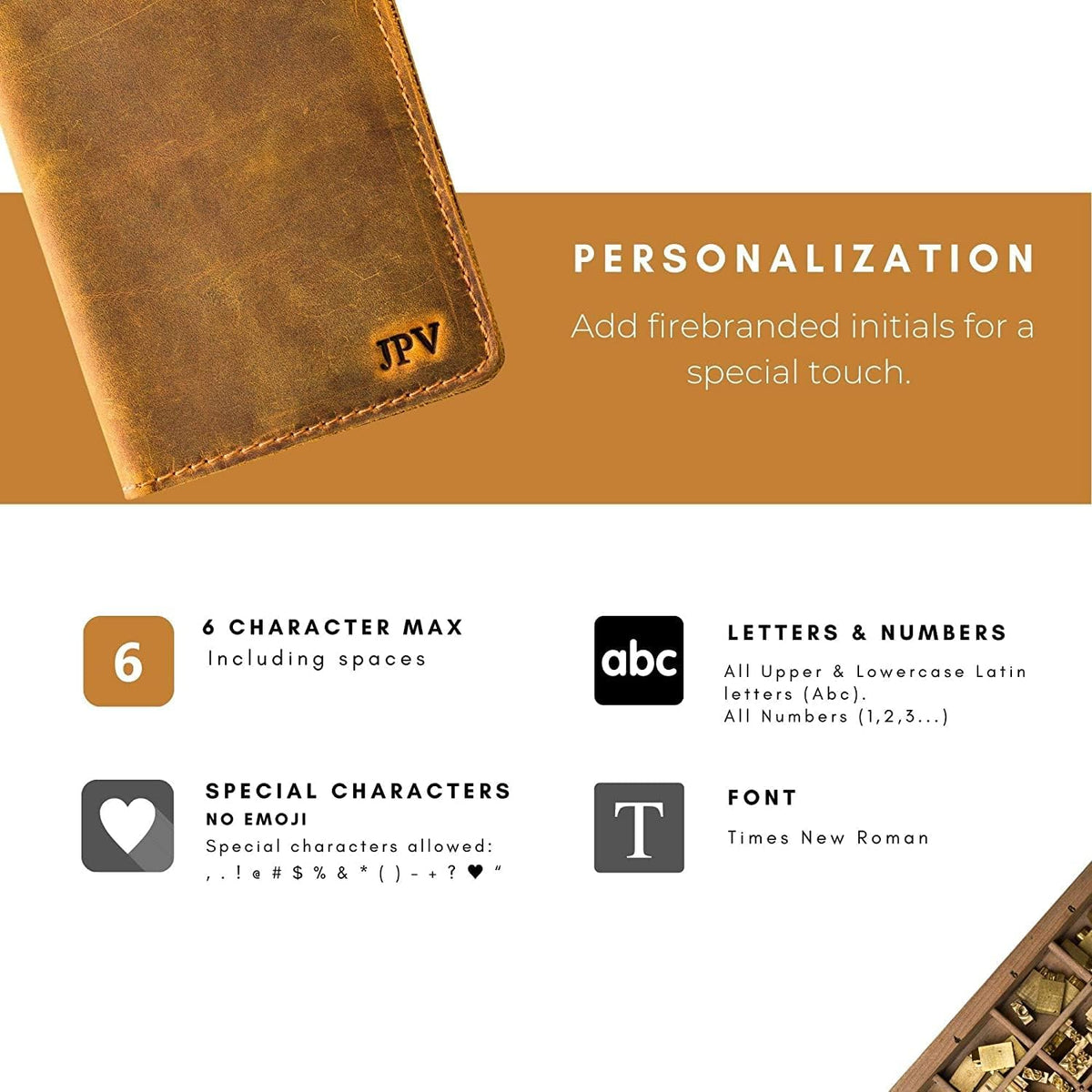 Personalized Leather, Passport Holder For Travel | Handmade Passport Wallet Cover Case | Travel Document Holder, Passport Cover for Men, Women, and Family | Pike (Alpine Whiskey)