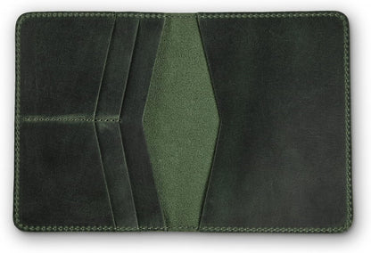 Personalized Leather, Passport Holder For Travel | Handmade Passport Wallet Cover Case | Travel Document Holder, Passport Cover for Men, Women, and Family | Pike (Alpine Whiskey)