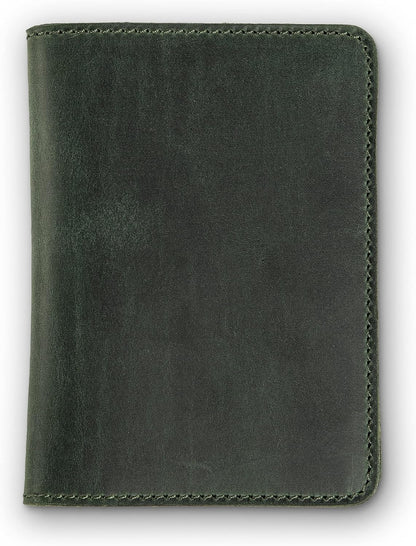 Personalized Leather, Passport Holder For Travel | Handmade Passport Wallet Cover Case | Travel Document Holder, Passport Cover for Men, Women, and Family | Pike (Alpine Whiskey)