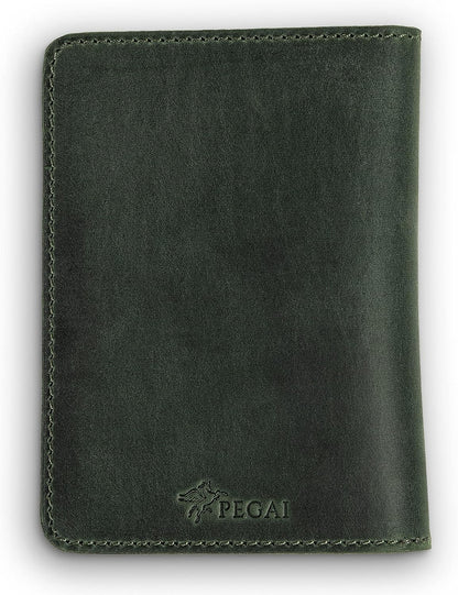 Personalized Leather, Passport Holder For Travel | Handmade Passport Wallet Cover Case | Travel Document Holder, Passport Cover for Men, Women, and Family | Pike (Alpine Whiskey)