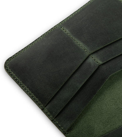 Personalized Leather, Passport Holder For Travel | Handmade Passport Wallet Cover Case | Travel Document Holder, Passport Cover for Men, Women, and Family | Pike (Alpine Whiskey)