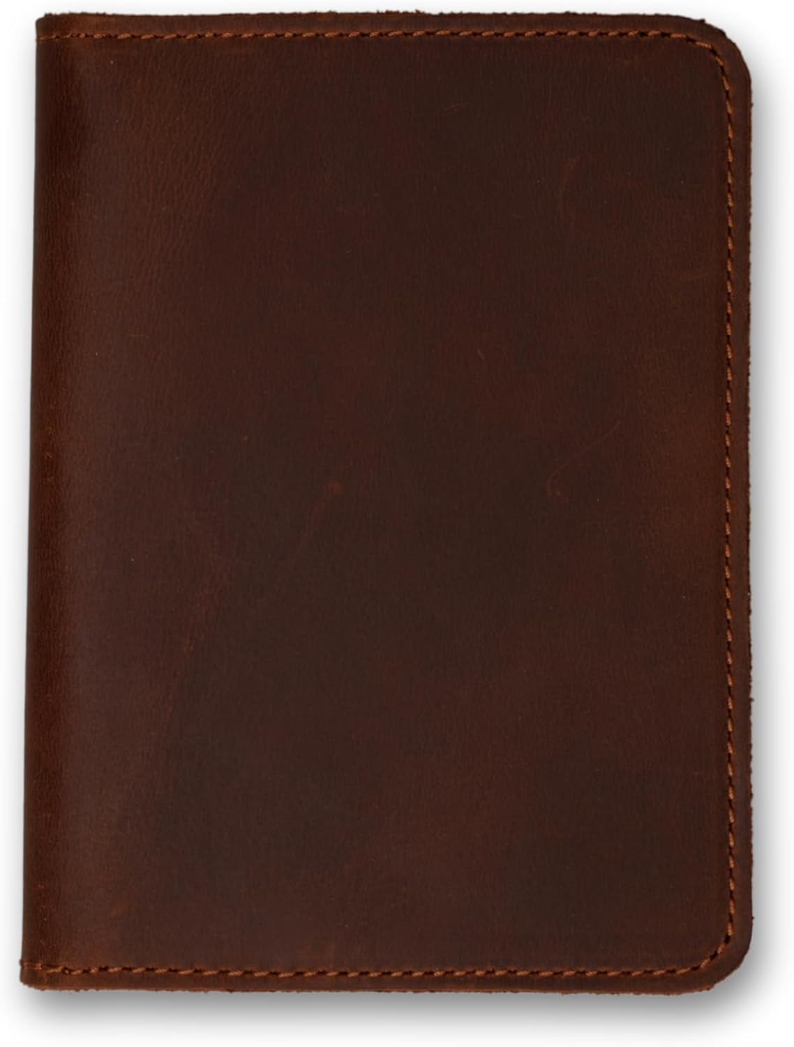 Personalized Leather, Passport Holder For Travel | Handmade Passport Wallet Cover Case | Travel Document Holder, Passport Cover for Men, Women, and Family | Pike (Alpine Whiskey)