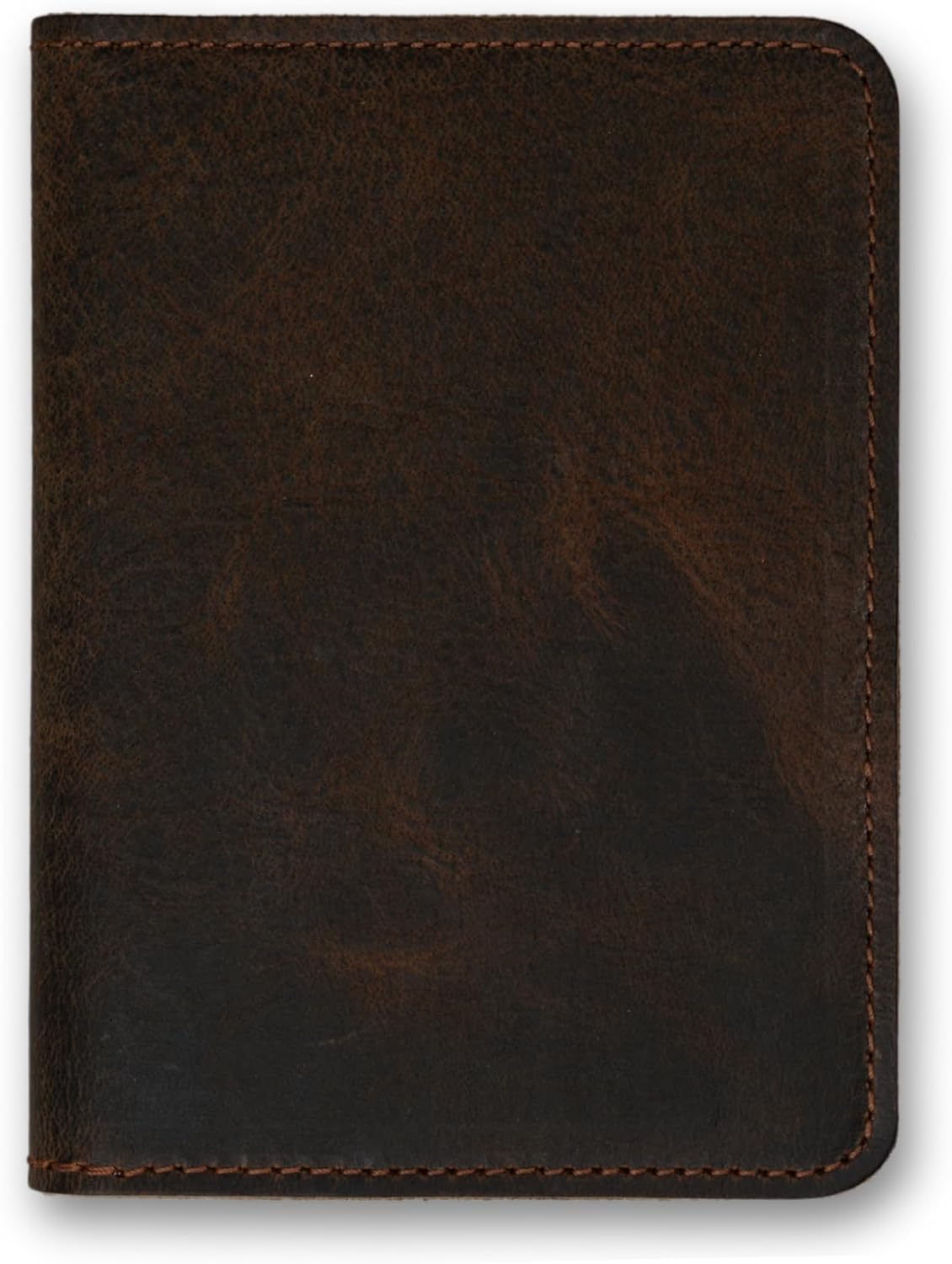 Personalized Leather, Passport Holder For Travel | Handmade Passport Wallet Cover Case | Travel Document Holder, Passport Cover for Men, Women, and Family | Pike (Alpine Whiskey)