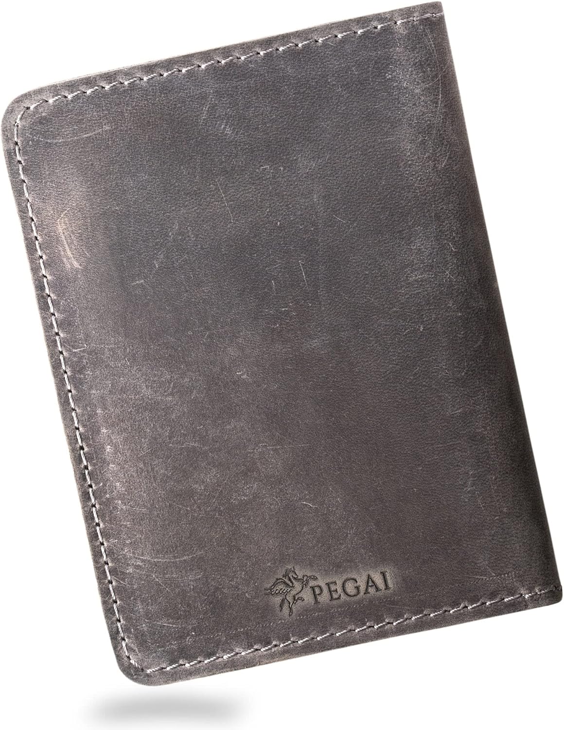 Personalized Leather, Passport Holder For Travel | Handmade Passport Wallet Cover Case | Travel Document Holder, Passport Cover for Men, Women, and Family | Pike (Alpine Whiskey)