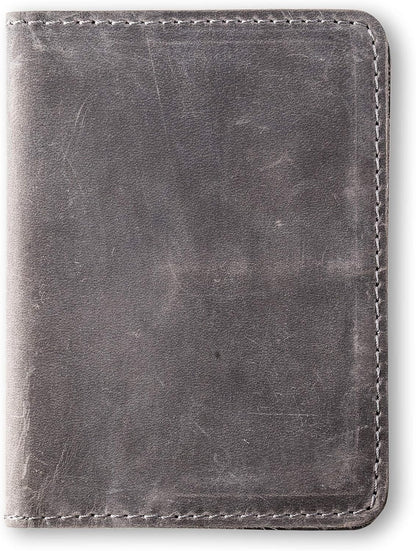Personalized Leather, Passport Holder For Travel | Handmade Passport Wallet Cover Case | Travel Document Holder, Passport Cover for Men, Women, and Family | Pike (Alpine Whiskey)