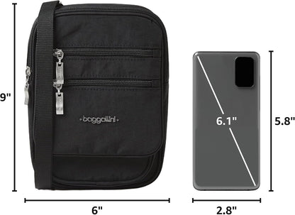 Journey Crossbody Bags for Women 9x6 Small Lightweight Travel Handbag W/RFID