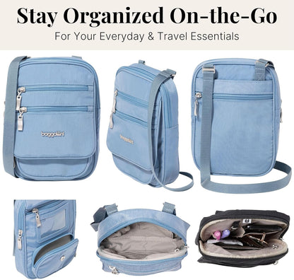 Journey Crossbody Bags for Women 9x6 Small Lightweight Travel Handbag W/RFID
