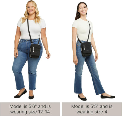 Journey Crossbody Bags for Women 9x6 Small Lightweight Travel Handbag W/RFID
