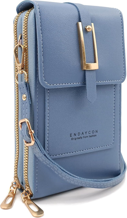 Small Cell Cross Body Purses for Women Mini Shoulder Handbags Zipper Crossbody Bags
