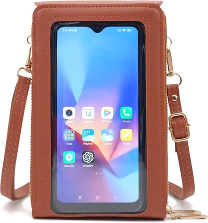 Small Cell Cross Body Purses for Women Mini Shoulder Handbags Zipper Crossbody Bags