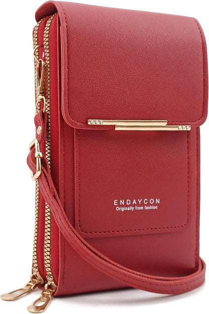 Small Cell Cross Body Purses for Women Mini Shoulder Handbags Zipper Crossbody Bags
