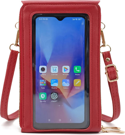 Small Cell Cross Body Purses for Women Mini Shoulder Handbags Zipper Crossbody Bags
